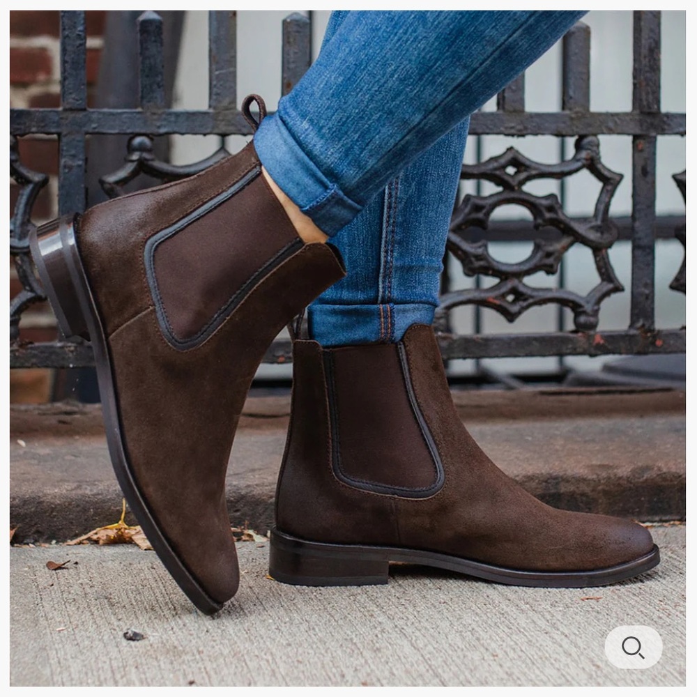Thursday Boot Company duchess boots, brown suede